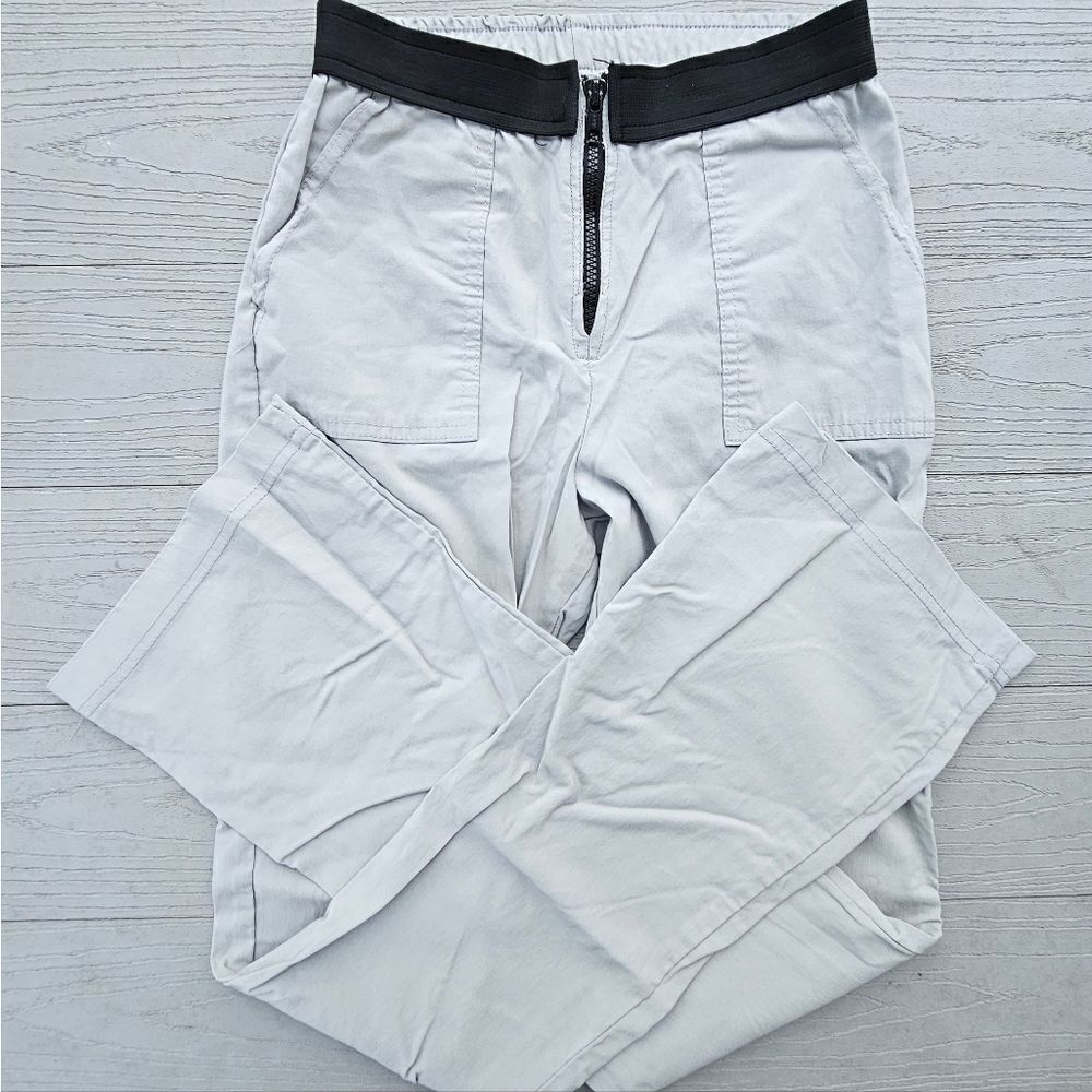 PICASSO Style Khaki workwear casual pant with elastic waistband pre loved unworn - Picture 2 of 8
